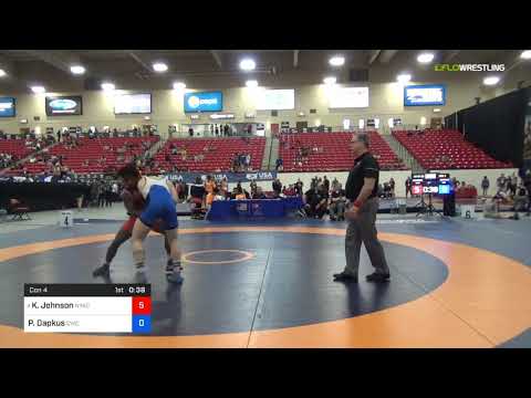 2018 Marine Corps US Open/Senior Men's Greco-Roman 87 Con 4 - Khymba Johnson (NYAC) Vs. Patrick Da