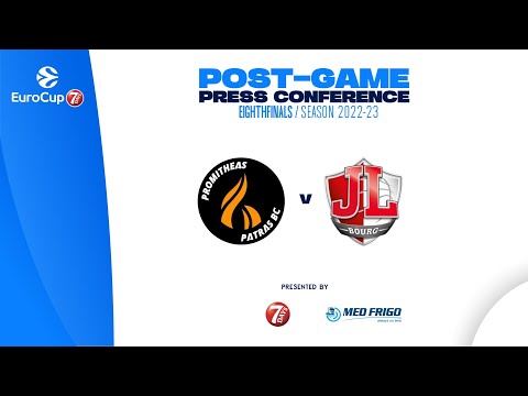 Press Conference Promitheas Patras - Mincidelice JL Bourg en Bresse