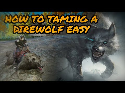 HOW TO TAME A SILVERMOON DIREWOLF, WE TAME 2 AND 1 HEYNA - Dark And Light Mobile Beta Version