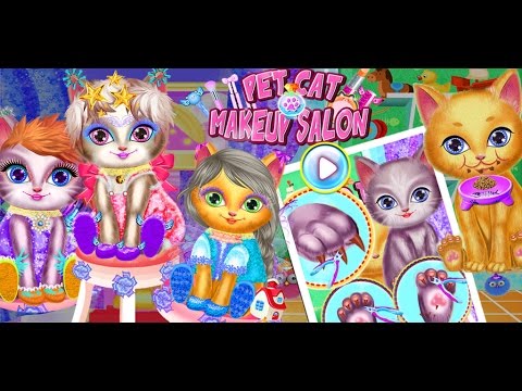 Pet Cat Make Up Salon Video
