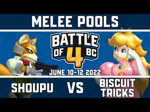 shoupu vs BiscuitTricks - Melee Singles Pools - Battle of BC 4