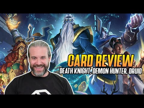 (Hearthstone) TITANS! Death Knight, Demon Hunter, Druid Card Review