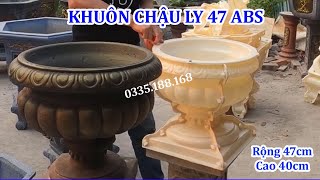 Khuôn chậu Ly 47cm cao 40cm - Khuôn chậu Sơn Cương