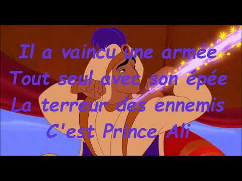 Aladdin   Prince Ali + Paroles