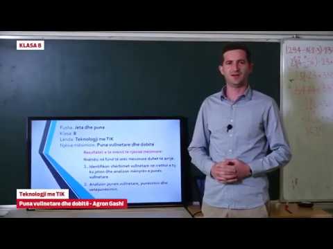 Klasa 8 - Teknologji me TIK - Puna vullnetare dhe dobitë