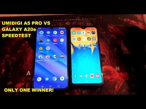Umidigi A5 PRO vs Galaxy A20e -Speedtest! Only 1 Winner!