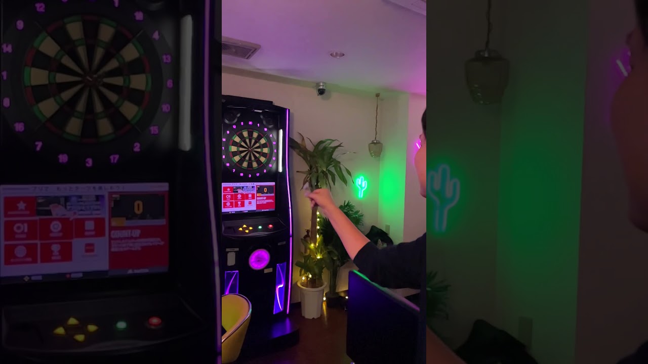 【ダーツ】有原選手、尊い。スロー動画を撮影中にダーツ落としちゃったリアクションがかわいすぎる。【MOYA／モヤ】