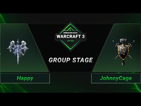 WC3 - Happy vs. JohnnyCage - Groupstage - DreamHack WarCraft 3 Open: Fall 2021 - Europe
