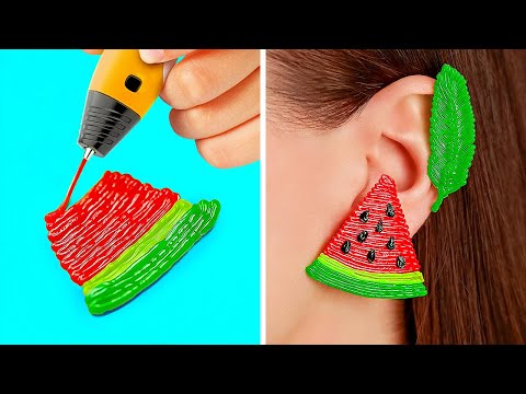 GENIALES BASTELN MIT 3D-STIFT || Bastelideen, Reparaturtipps, DIY-Schmuck und Tipps von 123 GO!