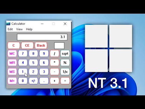 Windows NT 3.1 Apps on Windows 11?