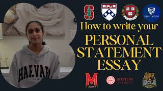 How to Write Your Personal Statement Essay