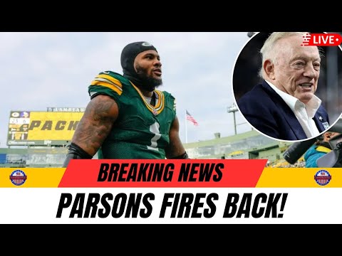 Micah Parsons Fires Back! Packers Star Calls Out Jerry Jones🔴 LIVE BREAKING NEWS