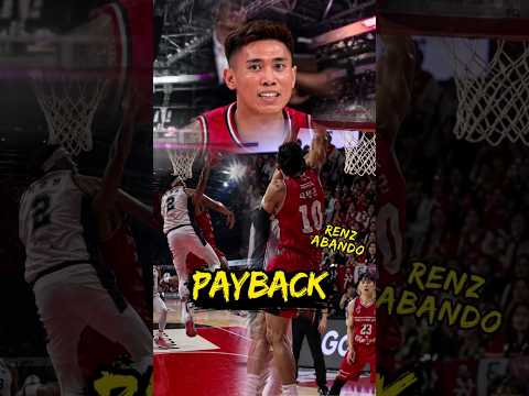 THE ULTIMATE PAYBACK! 🇵🇭🔥 Renz Abando gets his revenge with a MONSTER poster dunk! #KBL #RenzAbando