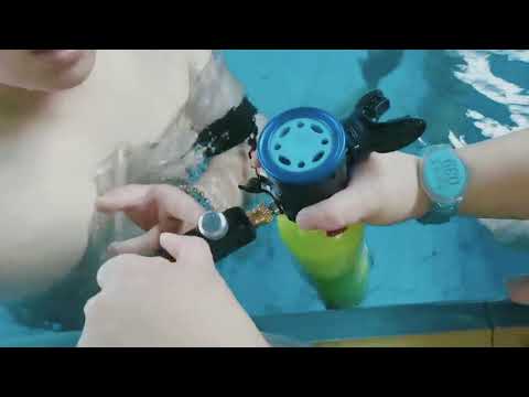 Play and test mini scuba diving air tank from Dedepu!