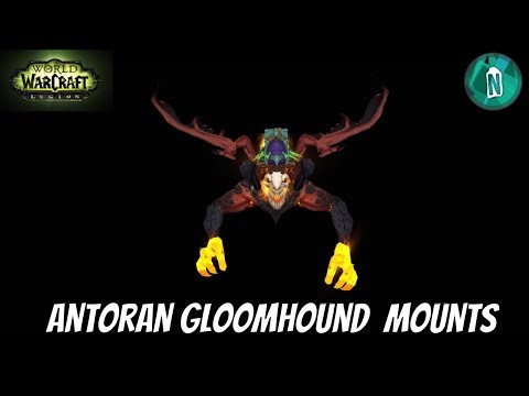 Antoran Gloomhound Antoran Charhound Mount | WoW Legion Argus patch 7.3