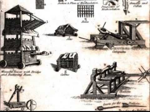 Operational Trebuchet at Warwick Castle in England