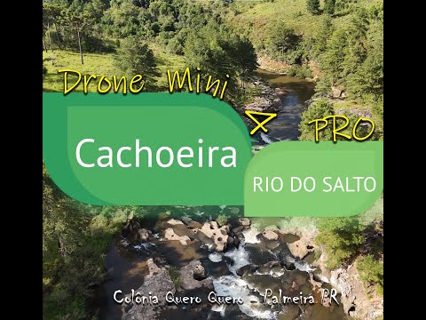 Cachoeira Rio do Salto - Palmeira PR - DRONE MINI 4 PRO DJI