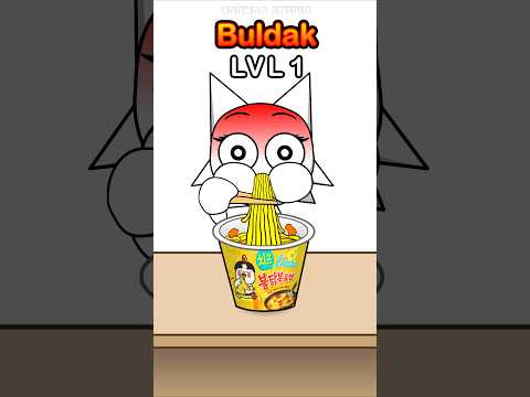 Buldak Ramen Level1 vs Level50