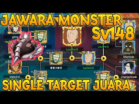 COMBO SINGLE TARGET GADA OBAT , JAWARA MONSTER SV 148 - One Punch Man The Strongest