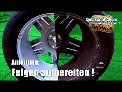 Autopflege Anleitung: AluFelgen aufbereiten I Felgen Winterfest machen | AUTOLACKAFFEN | Quick&Clean