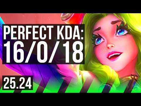 LILLIA vs NIDALEE (JGL) | Perfect KDA: 16/0/18, 61K damage | KR Diamond | 25.24