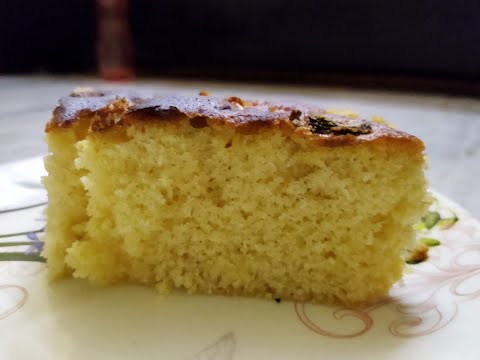 Spongy Cake...baked by my son!!