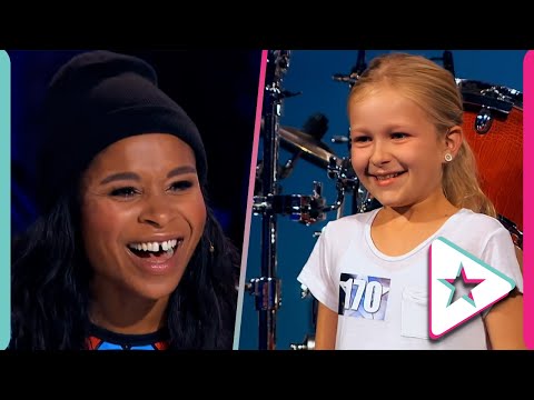 9 Year Old Can Play The Drum Like a PROFESSIONAL on Denmark's Got Talent!