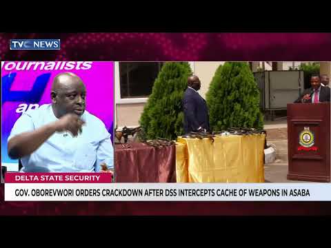 Gov Oborevwori Orders Crackdown After DSS Intercepts Cache Of Weapons In Asaba