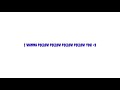 I Wanna Follow Follow Follow Follow You Song Lyrics