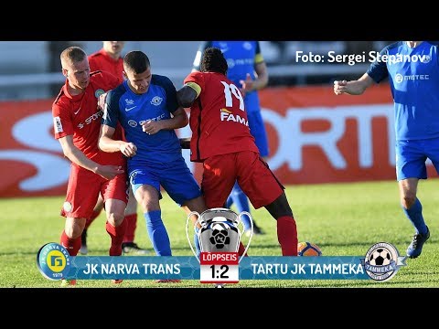 16. voor 2017: JK Narva Trans - Tartu JK Tammeka 1:2 (0:1)