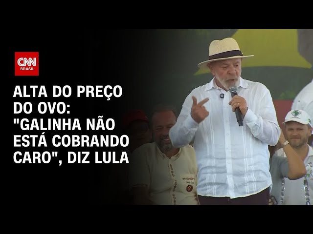 Lula quer explicação para o preço do ovo: “Galinha não está cobrando caro” | CNN 360°