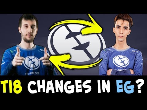 Changes in EG — Arteezy to replace Sumail? Practicing mid
