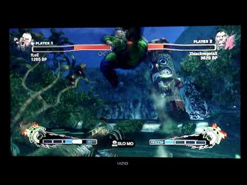 SSF4: XblackvegetaX (Rog) vs fLoE (Rufus) - Ranked Mode