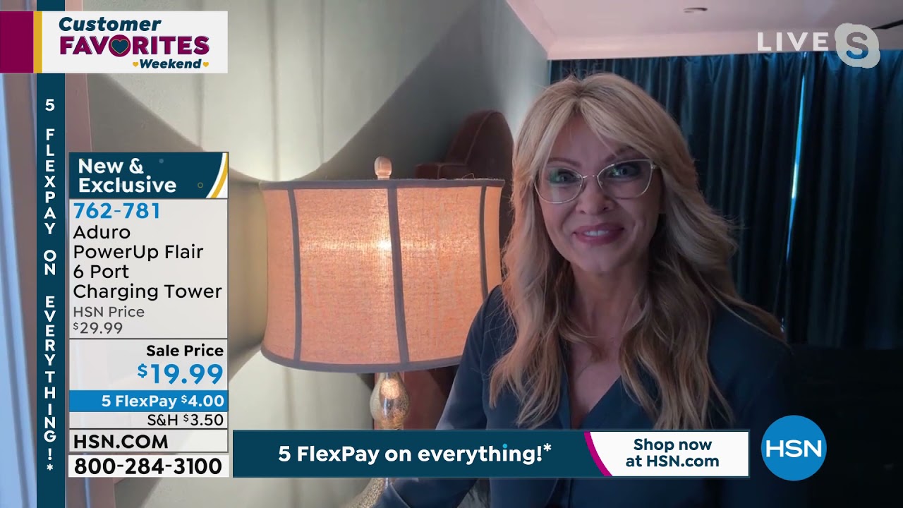 Aduro PowerUp Flair 6 Port Charging Tower