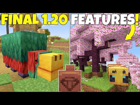 HUGE NEW BIOME! Mojang Released THE FINAL 1.20 Features! Minecraft Snapshot 23W07A
