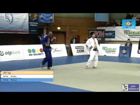 Judo 2013 European Open Men Budapest: Kido (JPN) - Nour (FRA) [-60kg]