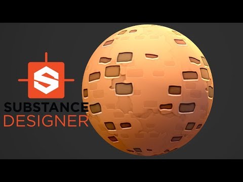 Substance Designer  - Stylized Stucco Wall