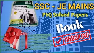 IES MASTER | SSC JE Mains Exam Book Unboxing | PYQ Solved Papers Book #Unboxing  | #3r_ca #ssc #cpwd