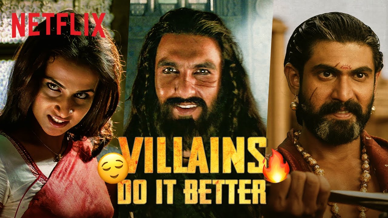 Five Minutes Of ICONIC Villain Scenes 🔥 Ft. SRK, Ranveer Singh & More | Netflix India