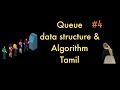 queue data structure and algorithm tamil | queue data structure tamil | queue functions tamil