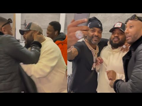 Queenz Flip FINALLY gets the hug he wanted from Maino & Jim Jones but not the way he planned