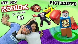 Let's Play ROBLOX #4: FISTICUFFS!!  Momma Will Knock You Out! (FGTEEV Xbox One Gameplay)