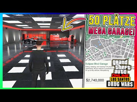 😍 NEUE 50 STELLPLATZ GARAGE IN GTA ONLINE KAUFEN! | GTA 5 Drug Wars DLC News