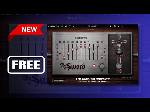 NEW FREEWARE Plugin THE SWORD by Audiority - Guitar Clean and Bass Sound Demo