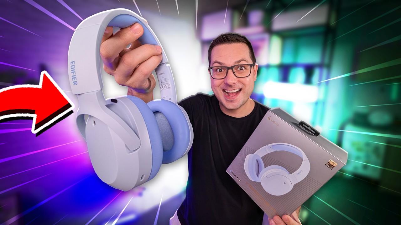 O FONE que SUPERA EXPECTATIVAS! Edifier W820NB PLUS com CANCELAMENTO de RUÍDO por PREÇO BAIXO!