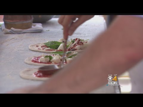 Hundreds Waited In Long Lines For Their Delicacy--Pizza
