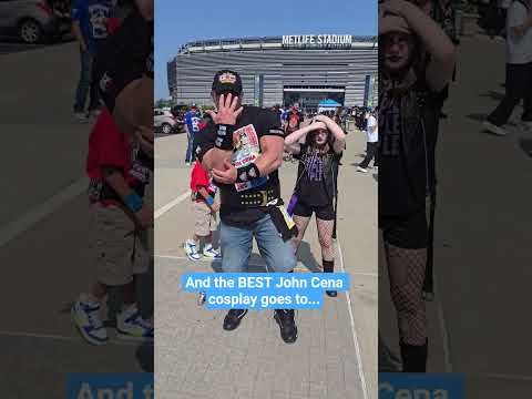 and the best John Cena cosplay goes to...#summerslam #johncena #themachoverse #metlife #wwe