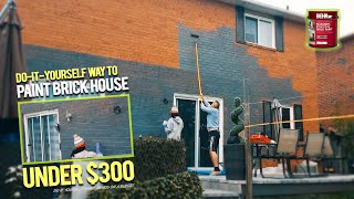 How To Paint A Brick House Exterior. DIY Outdoor Painting Tips for Brick Concrete. Behr Brick Paint