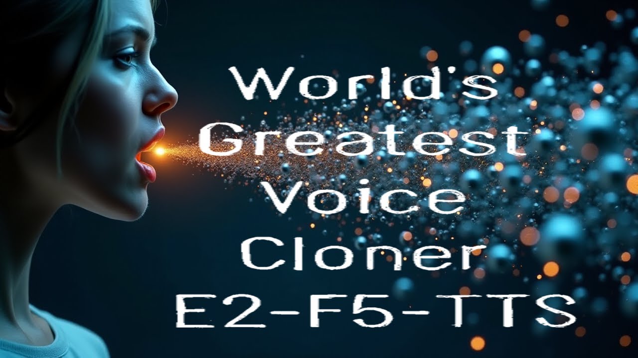 Clone Any Voice In 15 Seconds Using E2 F5 TTS
