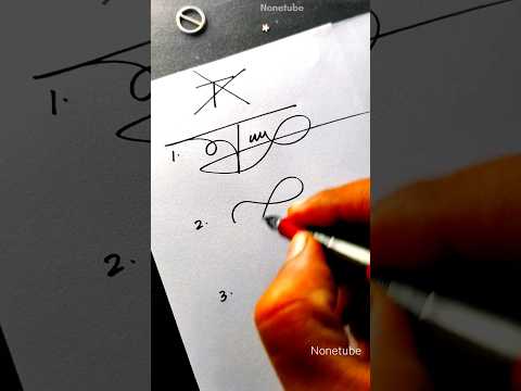 How to sign the letter T?